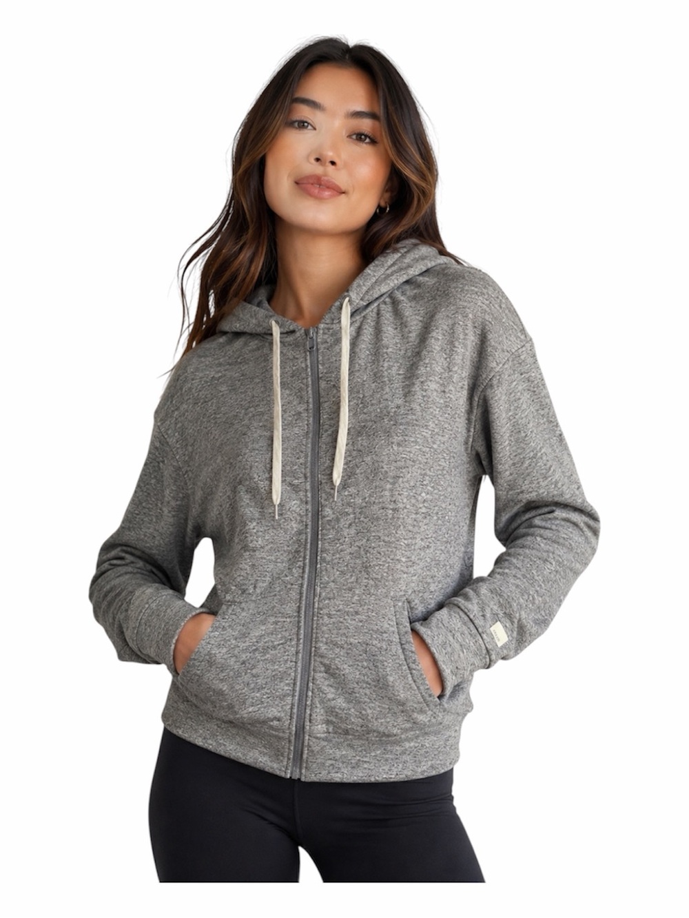 Vuori Halo Performance Zip up Hoodie Grey